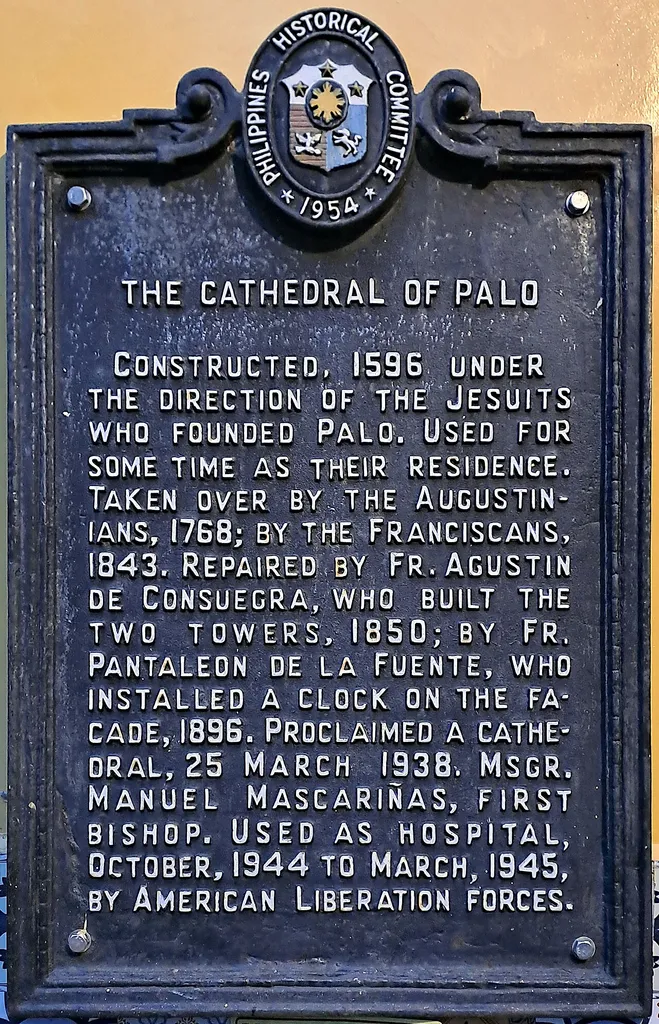 The Cathedral of Palo historical marker