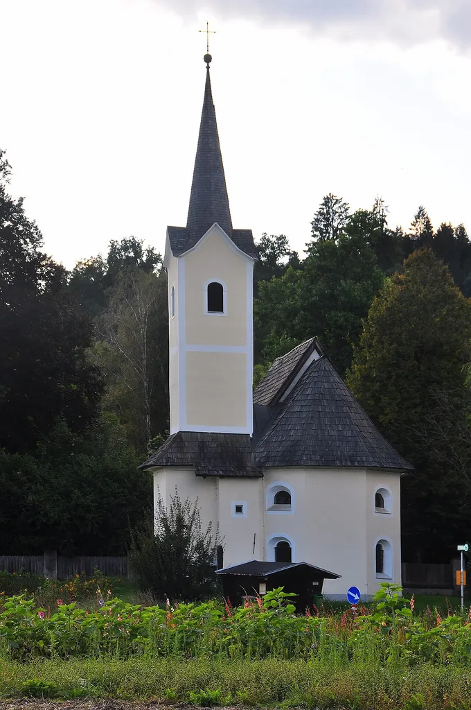 Subsidiary church “Fourteen Holy Helpers” at Poitschach, municipality Feldkirchen in Kärnten, district Feldkirchen, Carinthia, Austria, EU