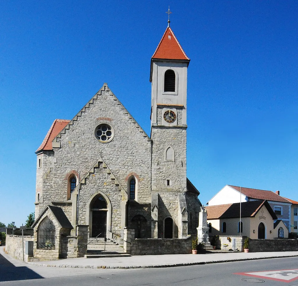 Kirche von Au am Leithaberge in Niederösterreich