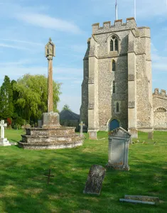 Churchyard Cross At Church Of All Saints