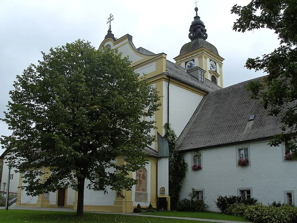 Rinchnach, St John the Baptist Parish Church (church of the former Benedictine provosty) from west.