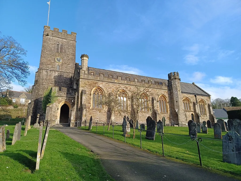 All Saints' Church, Dulverton, Somerset, England. 15th century with mid-19th century remodelling, Grade II* listed.