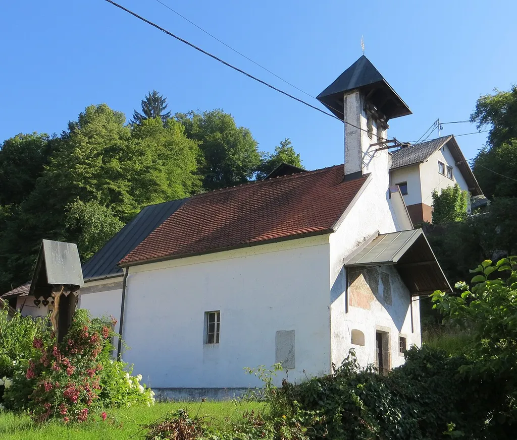 Saint Nicholas on the Bank Church in Stranska Vas pri Žužemberku, a hamlet of Žužemberk, Municipality of Žužemberk, Slovenia