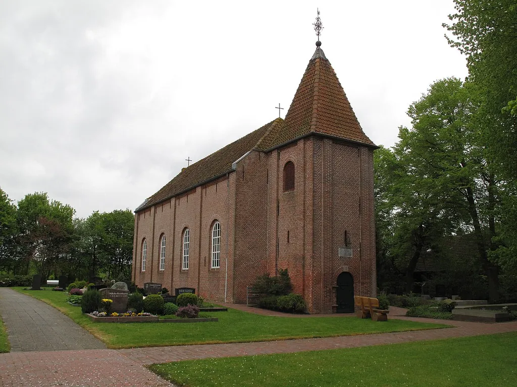 Kirchborgum, church