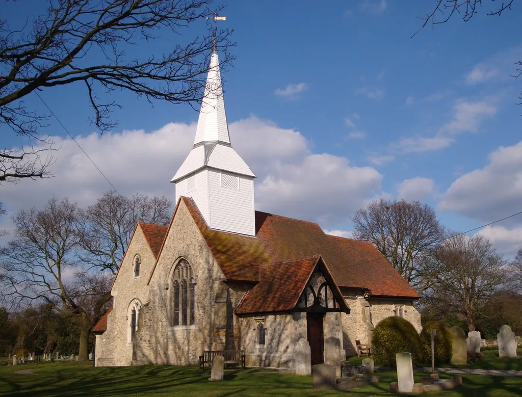View of St. Mary's Church, Hawkwell, Essex