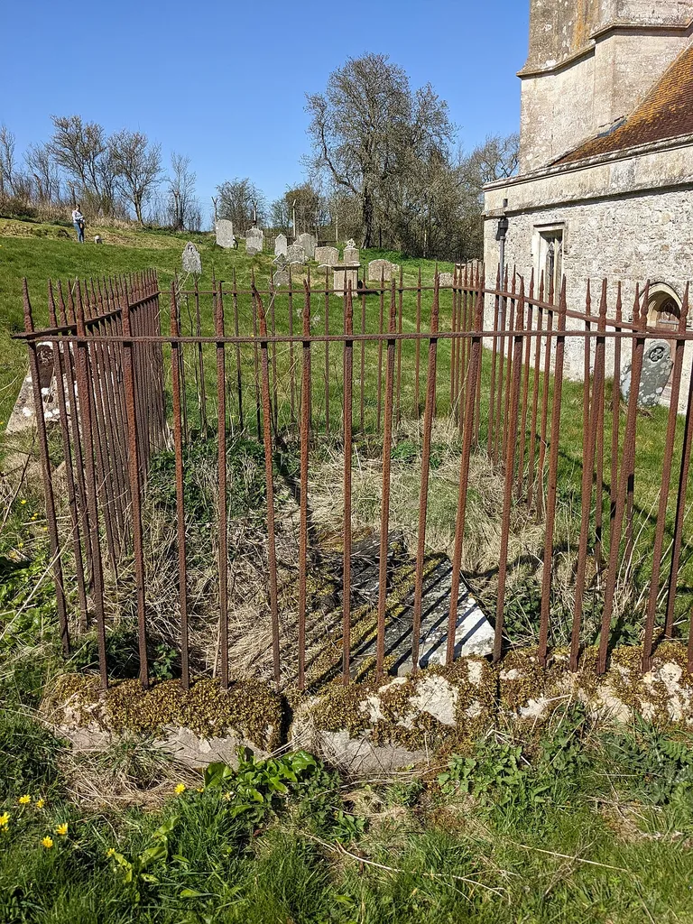 Two Monuments In Railed Enclosure, In The Churchyard, About 17 Metres South West Of The Tower Of Church Of St Giles (monument in Heytesbury, Wiltshire, UK)