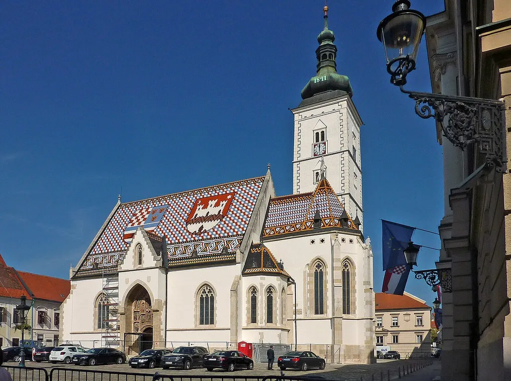 San-Marco-Kirche in Zagreb 2023