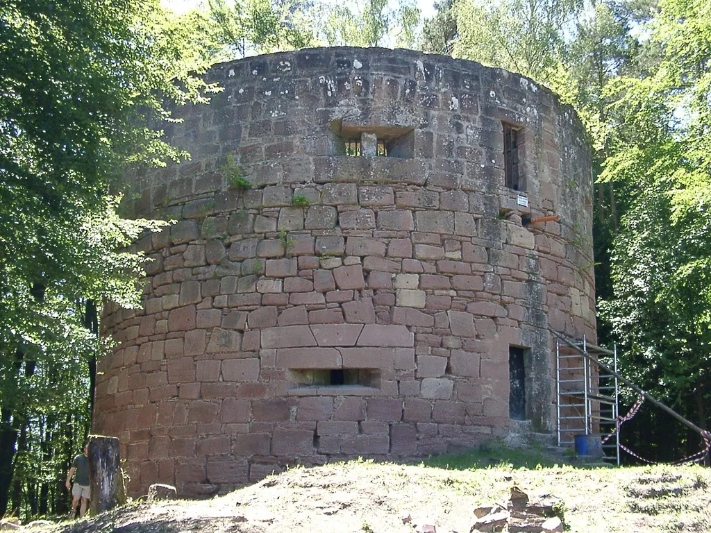 Vorburg Klein-Frankreich vom Berwartstein.