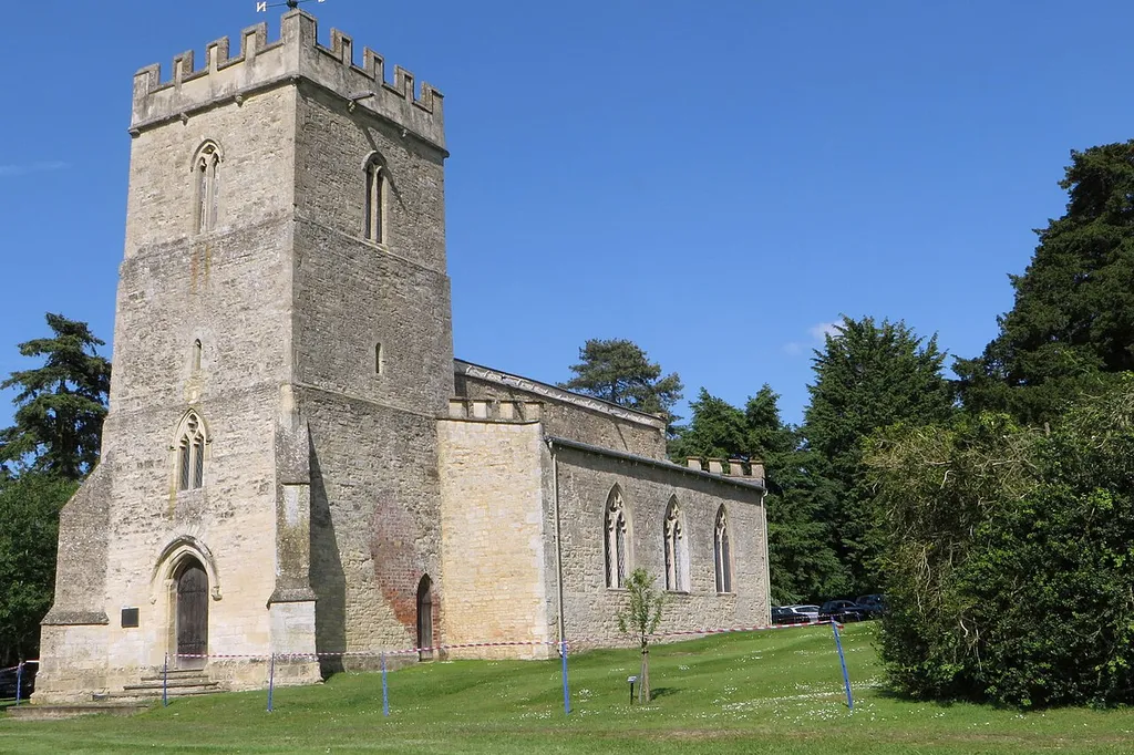 Parish church of St Michael and all Angels, Thornton, Buckinghamshire, seen from the southwest
