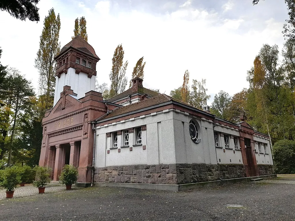 Waldfriedhof Burgstädt, Friedhofskapelle