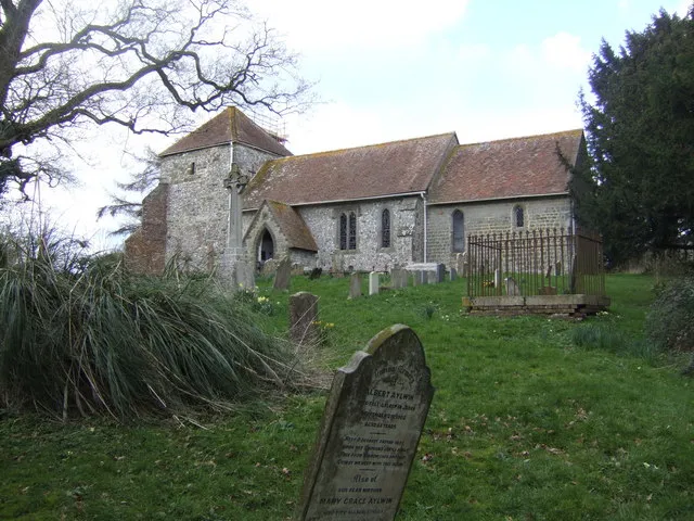 St Mary's church, Bepton The view encapsulates an English country churchyard at its most peaceful.