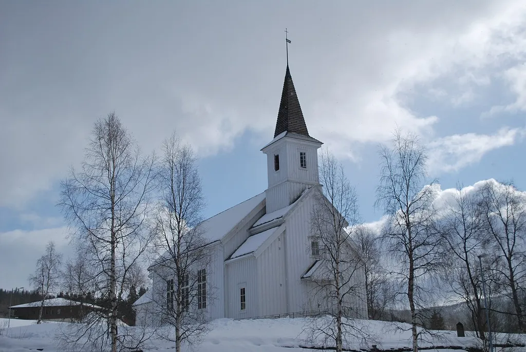 Hattfjelldal church in Hattfjelldal municipality, Nordland county, Norway.