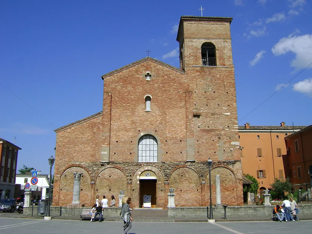 The Basilica of St. Vicinio in Sarsina, in the province of Forlì-Cesena, Emilia-Romagna