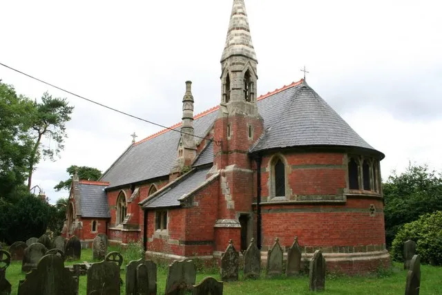 St.Stephen's church, Hatton, Lincs. By James Fowler in 1870-4