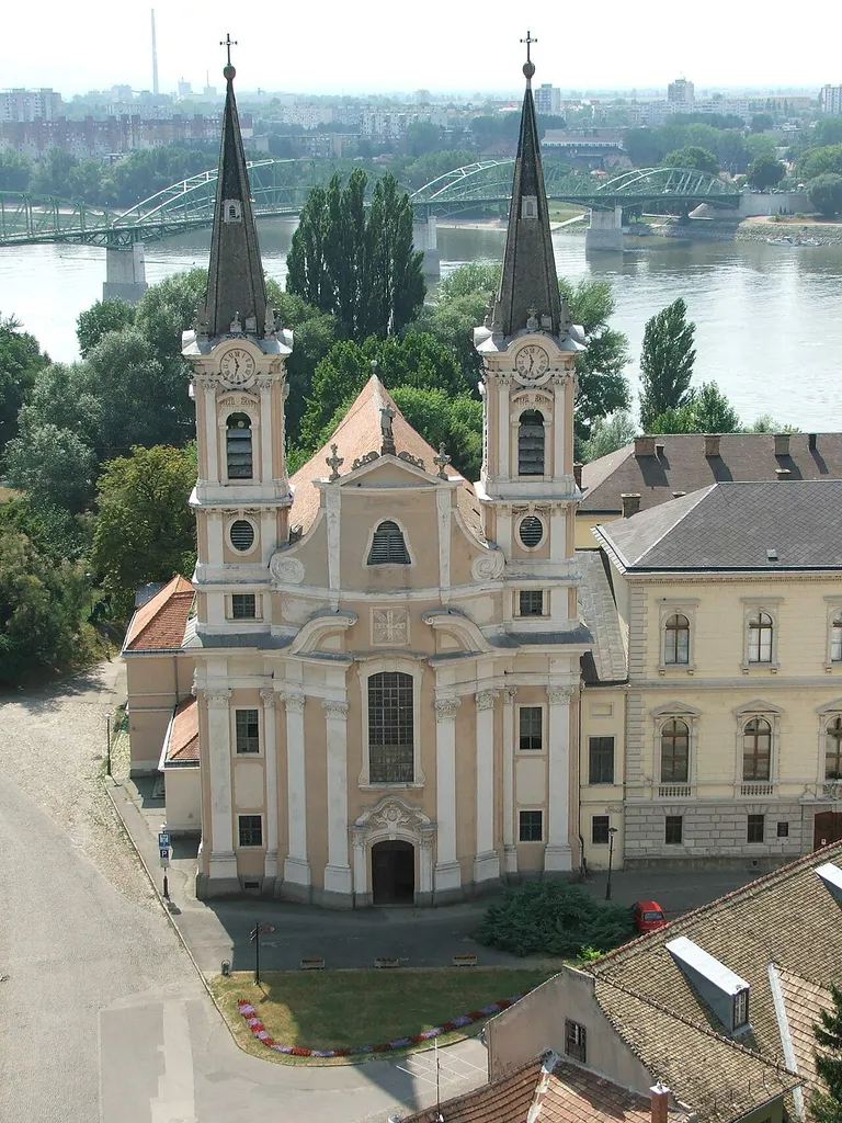 Church in Esztergom-Víziváros (Watertown), Hungary.