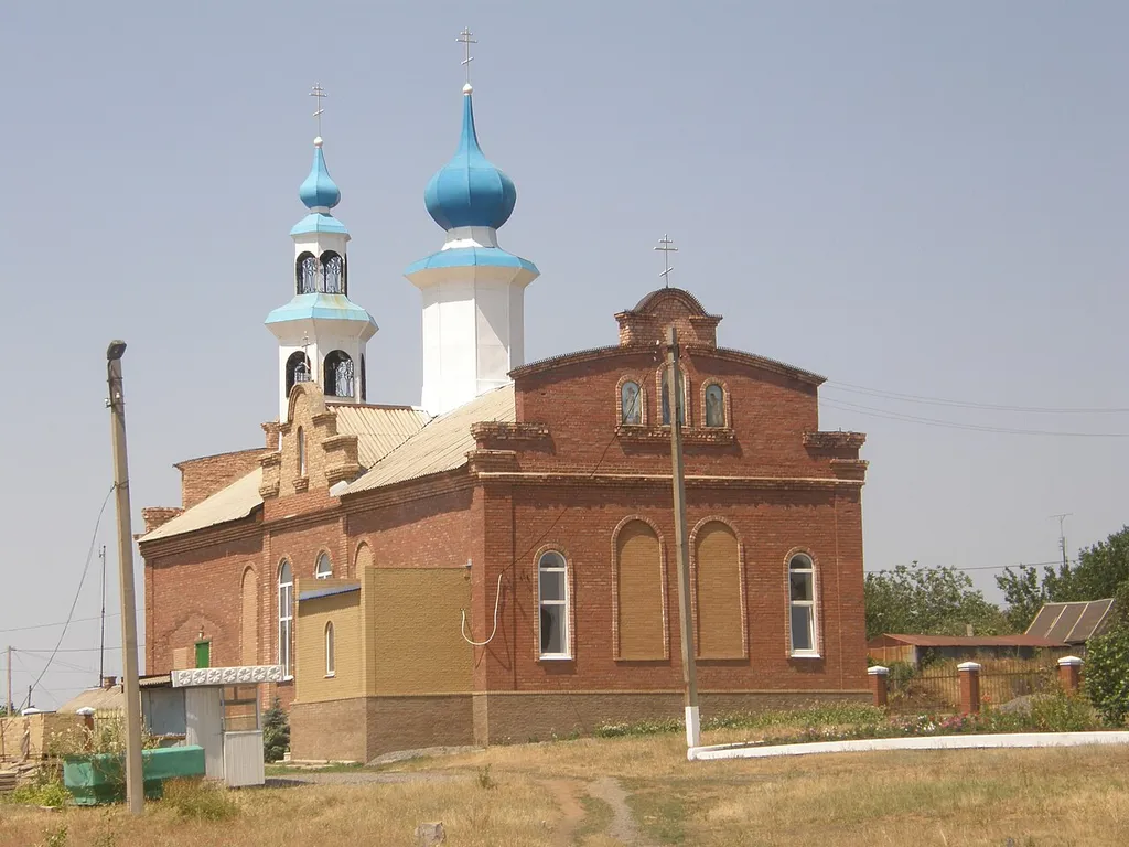 Храм церкви поблизу шахти №10 у місті Сніжне