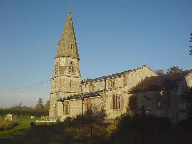 Bourton On Dunsmore-Saint Peters The church in the early morning sun.