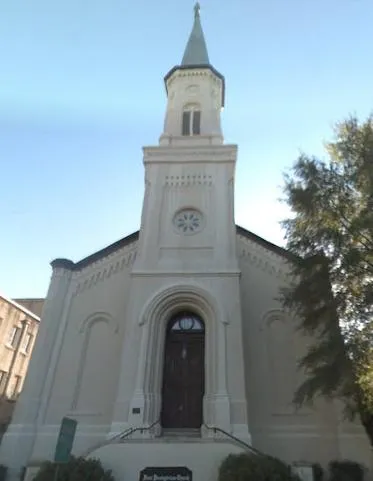The First Presbyterian Church in Macon, Georgia. It is the 2nd- tallest church in Macon, and the 6th- tallest building in Macon.