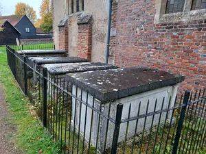 The 6 Tomb Chests In Churchyard Next Chancel, 5 On East, 1 On South