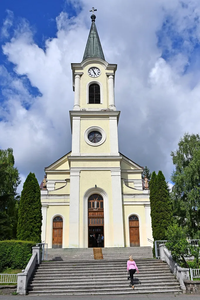 Roman Catholic church in Ózd, Borsod-Abaúj-Zemplén, Hungary