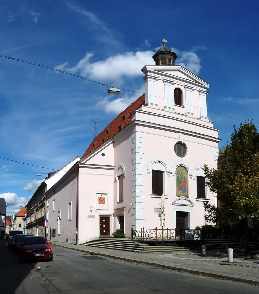 Otakar Jeremiáš Concert Hall, No 6 in Kněžská Street, České Budějovice, Czech Republic, originally St Anne Church.