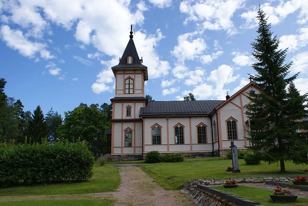 Keitele Church in Keitele, Finland.