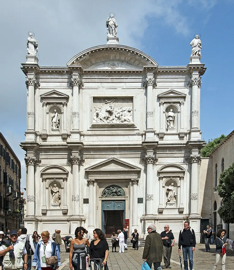 Church of San Rocco in Venice - Facade.