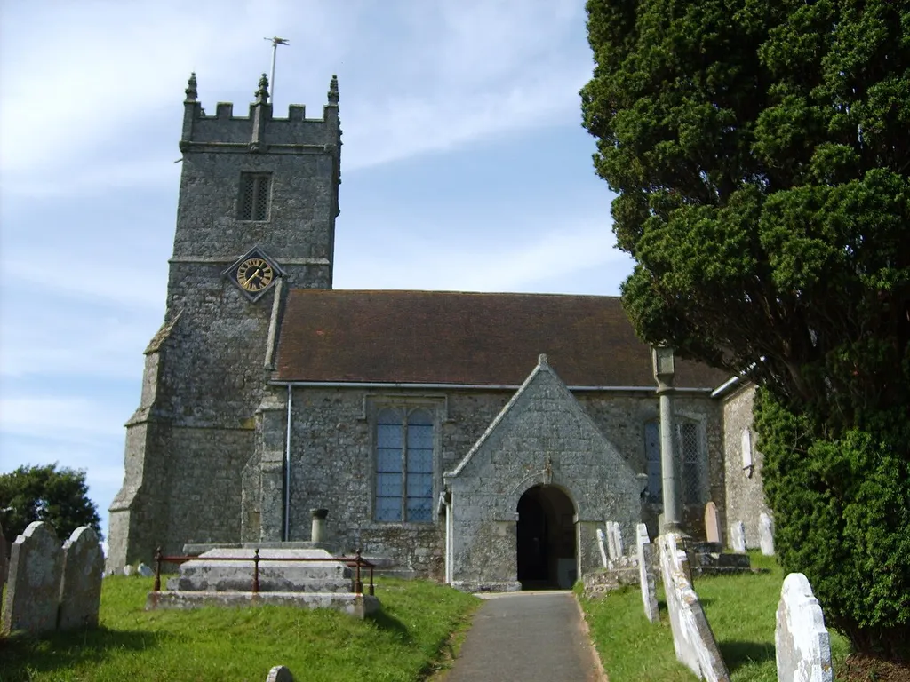 All Saints' Church, Godshill, Isle of Wight, England.