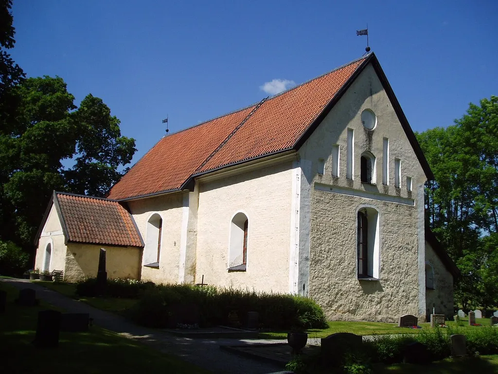 Håbo-Tibble kyrka, church in Uppland, sweden