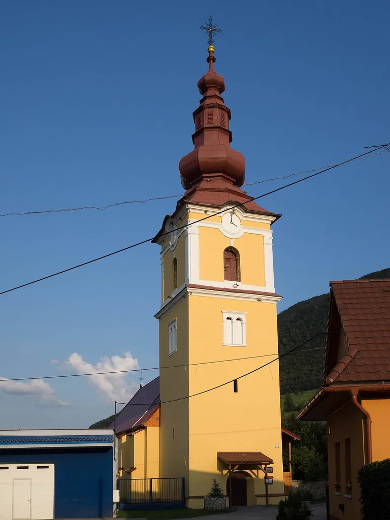Lutherean Church in Vyšná Slaná, Slovakia. Gothic building from around 1500.