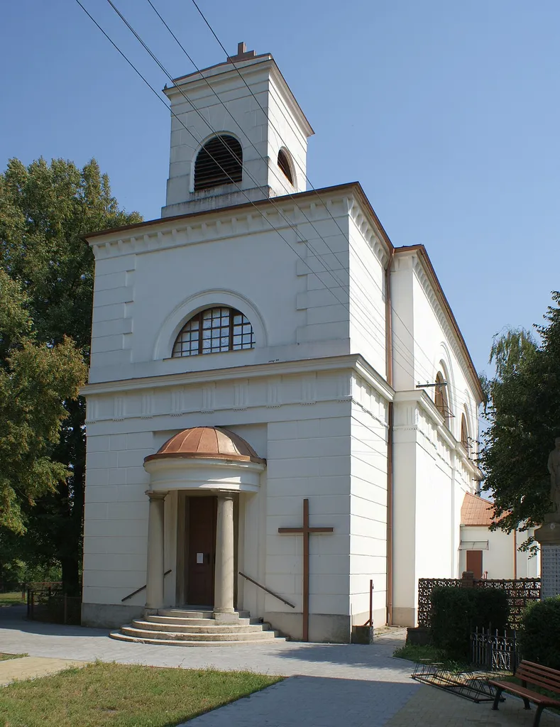 Hlohovec, a village in Břeclav District, Czech Republic, church