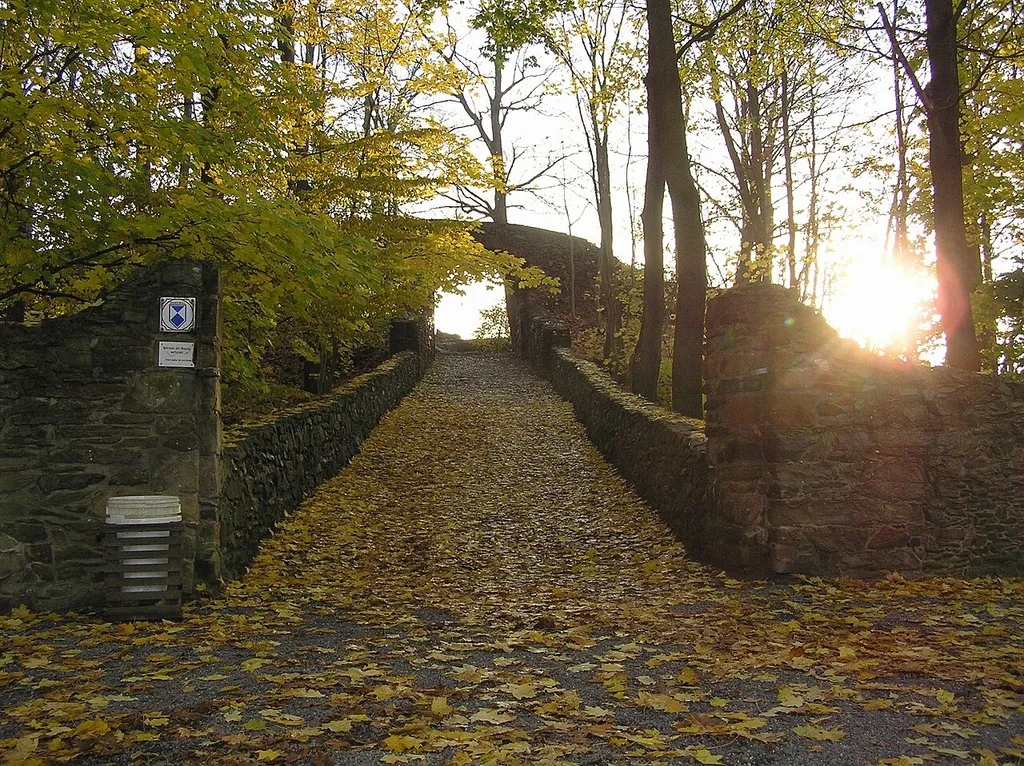 Aufgang vom Museumshof zur Burgruine Reichenfels