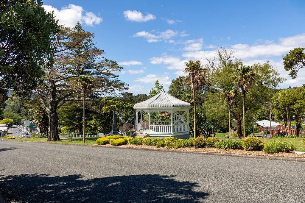 Warkworth Band Rotunda in Church Hill Reserve, Warkworth, New Zealand.