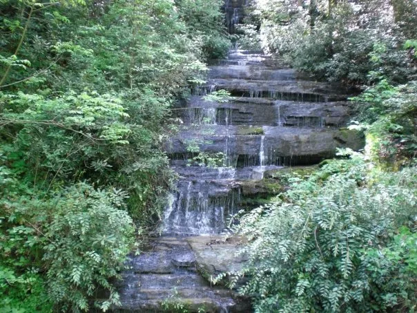 Key Falls, near Pisgah Forest, North Carolina