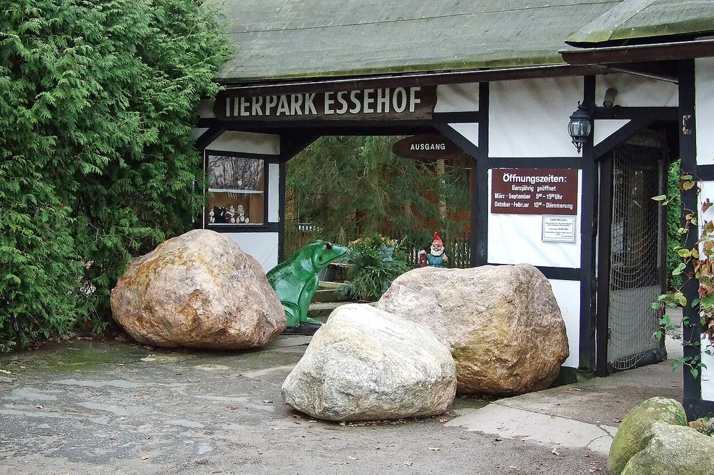 Entry of the zoo of Lehre-Essehof