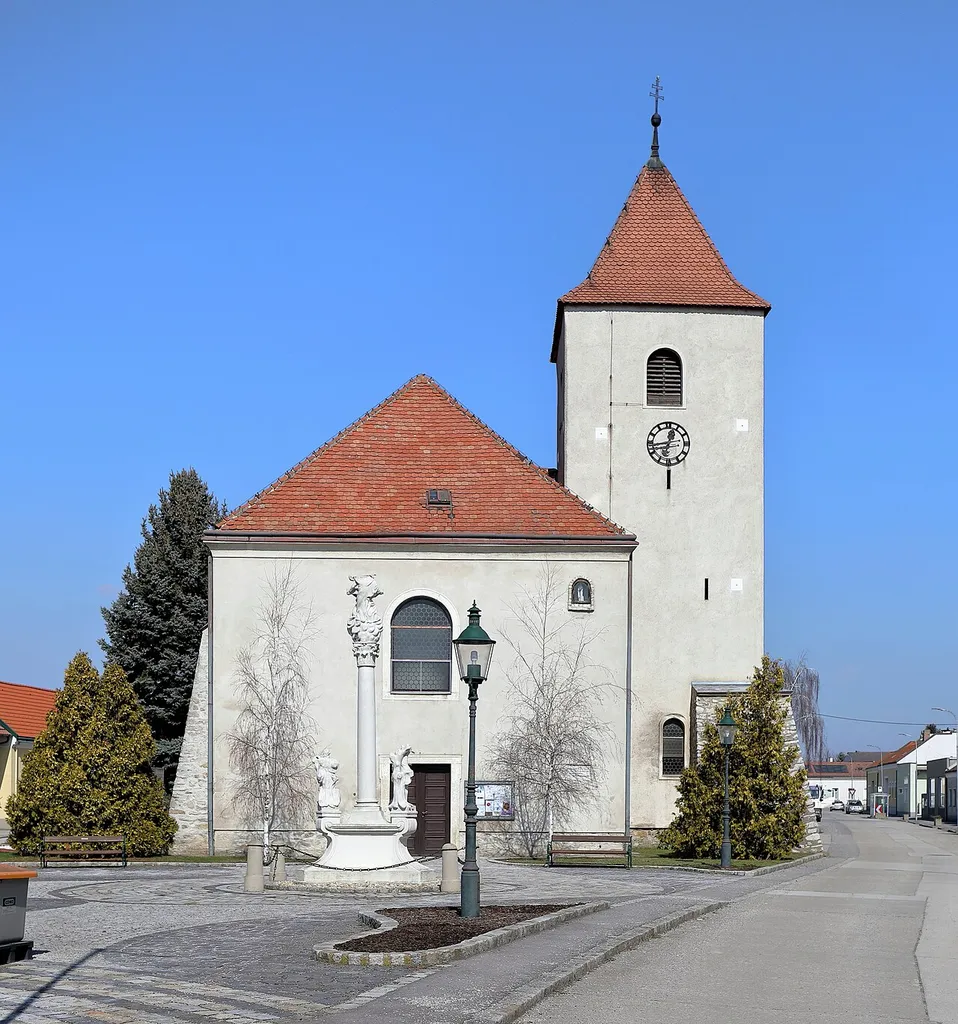 Parish church in Rauchenwarth, Lower Austria.