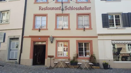 Das Sprachpanorama Laufenburg im ehemaligen Restaurant Schlosskeller