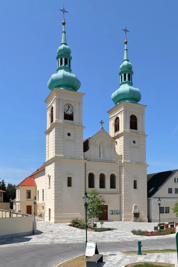Parish church of Schwarzau am Steinfeld, Lower Austria.