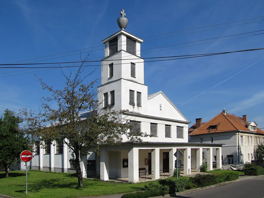 Kostel Církve československé husitské v Kyjově na Seifertově náměstí