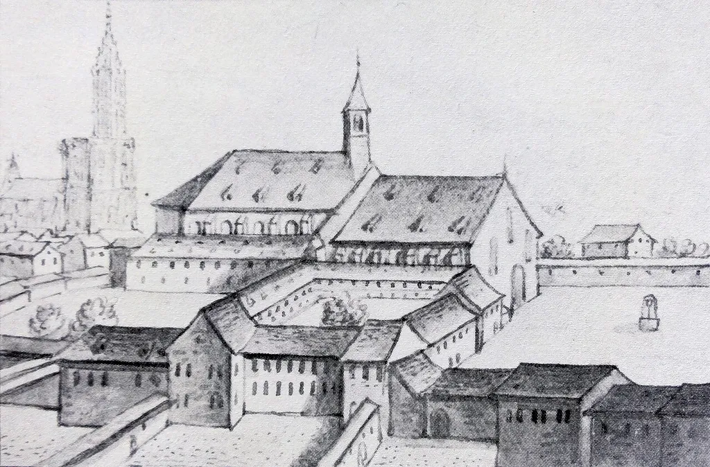Alsace, Bas-Rhin, Vues historiques de Strasbourg, Ancien Couvent des Dominicains