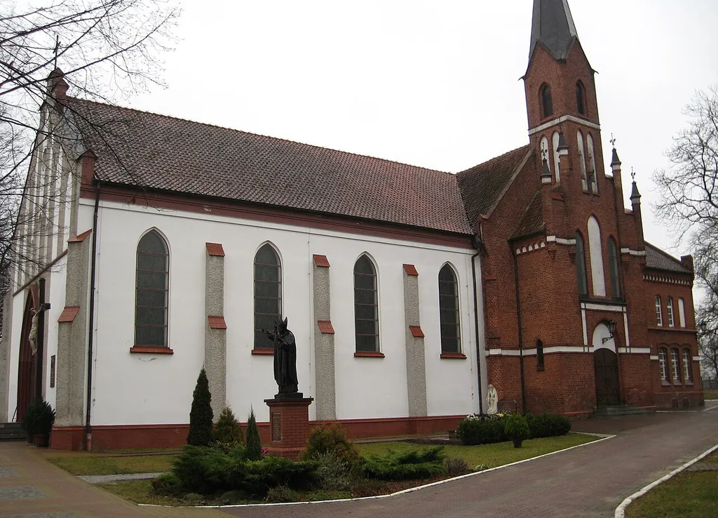 Church in Korsze, Poland.