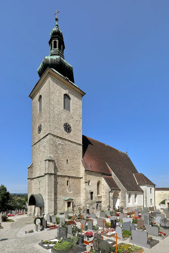 Parish church of Steinerkirchen an der Traun in Upper Austria.