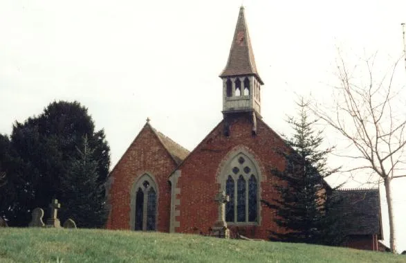 St George's parish church, Rodington, Shropshire, seen from the west