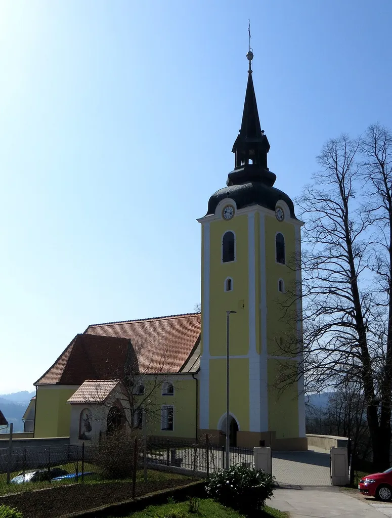 Saint Andrew's Church in Andraž nad Polzelo, Municipality of Polzela, Slovenia