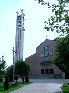 Holy Cross church in Łapy