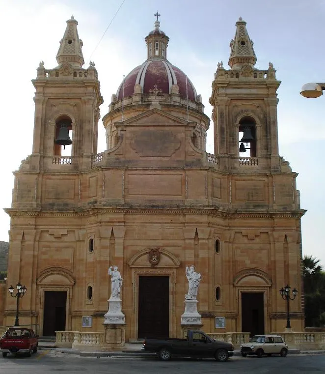 Die Kirche in Ghasri (auf Gozo / Malta)