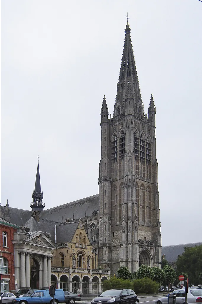 Cathedral of Saint Martin in Ieper, West Flanders, Belgium