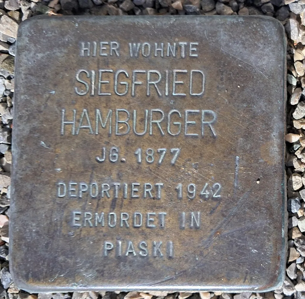 Stolperstein Siegfried Hamburger in Nördlingen