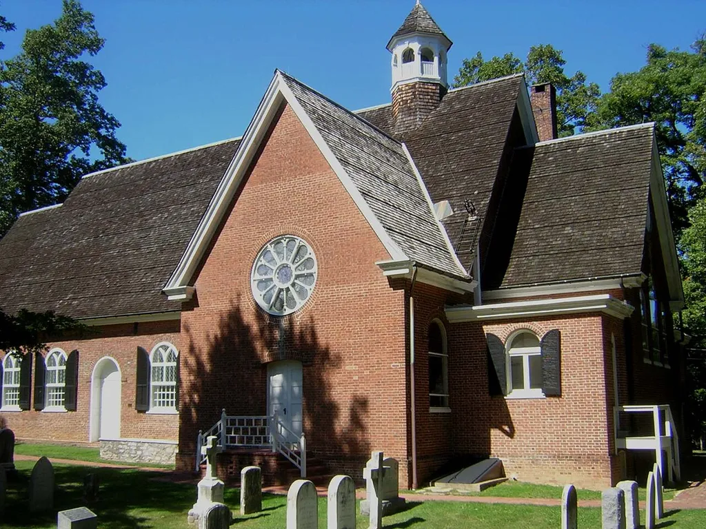 St Thomas Church (Episcopal), Owings Mills, MD, USA From the east