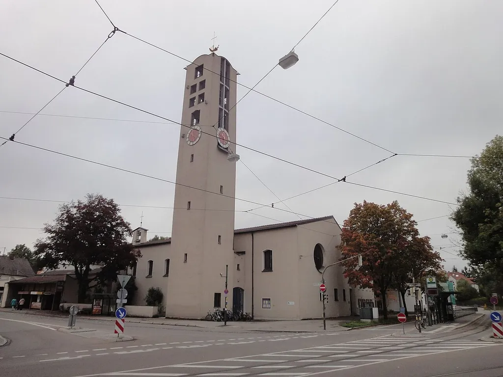 evangelische Pfarrkirche in Augsburg-Pfersee